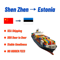 Agent maritime Chine-Estonsie, fret maritime LCL+Express DDU porte-à-porte, assurance transport de marchandises dangereuses, 7x24
