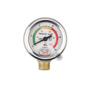 22/26/30/40/60 Type Round <b>Gauge</b> Cleaning Machine Accessories Agricultural Sprayer Plunger Pump <b>Pressure</b> <b>Gauge</b> for Pesticide Use - Product Image 3