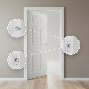 Porta d'Ingresso Moderna in Legno Massello Impermeabile Techtop <span class=keywords><strong>con</strong></span> Superficie Liscia Rifinita per Camera da Letto/Soggiorno - Product Image 6