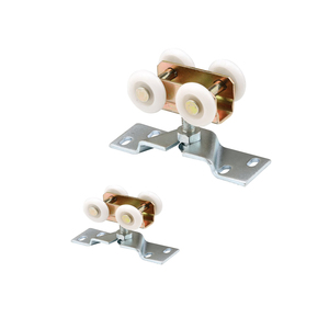 Kit de quincaillerie pour <span class=keywords><strong>porte</strong></span> coulissante sur mesure – Supports en acier, vis, boulons, écrous, rondelles – Pièces de quincaillerie pour <span class=keywords><strong>porte</strong></span> coulissante - Product Image 4