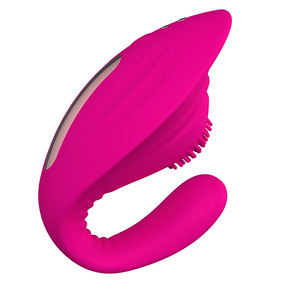 Vibromasseur Dildo Jouet sexuel féminin Dildo Couples Lesbiennes Édition améliorée Coquille Little Bee Télécommande sans fil - Product Image 1