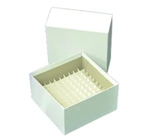 Laboratorium Waterdichte Cryogene Opslag Diepvriesdozen Met Afmeting 133X133X75Mm Cryogene Opbergdozen