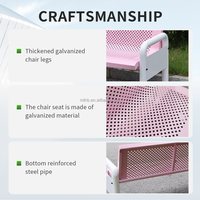 Nouvelle arrivée de bancs de court de tennis modernes en métal personnalisé bancs avec dossier chaises à baldaquin banc d'extérieur