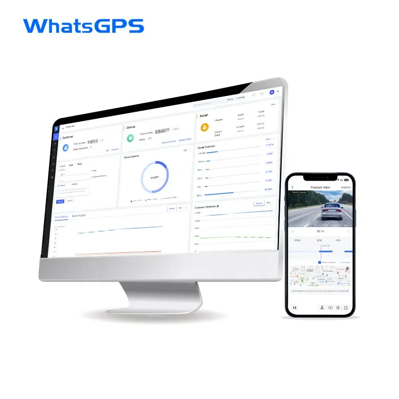 Système de plate-forme de suivi GPS avec logiciel d'application pour téléphone portable Mini Tracker pour voiture véhicule vélo