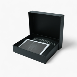 Manufacturers direct sales CD Box Set, Matte Black Hardcover Box with Antler Art Print for Indie Music Fans - Product Image 1
