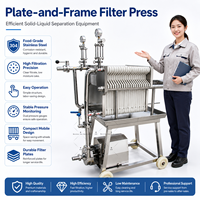 Mesin Filter Plat dan Rangka Baja Tahan Karat untuk Anggur