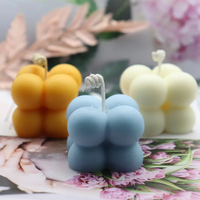 Bougie Parfumée Bulle Petite Mini en Cire de Soja en Gros pour Cadeau de Mariage, Transparente avec Emballage Boîte Transparente Claire