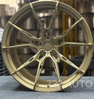 Jantes forgées en bronze antique 722Auto 18 19 20 21 22 24 pouces, jantes concaves profondes 5x112 5x130 PCD pour Porsche Cayenne Turbo GT