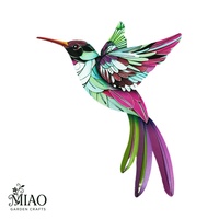Nouvelle Décoration Murale Art Déco Moderne en Fer Forgé, Colibri, pour la Maison, Articles Décoratifs en Métal pour Salon