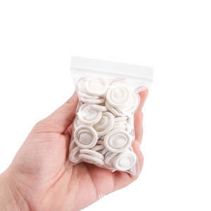 White Nitrile Finger Sleeves Protective Covers Thickened General Purpose Accessory For DIY Use 50 Or 100 Pack - Product Image 5