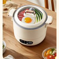 Mini-cuiseur à riz électrique 1,2 L avec minuterie numérique, micro-pression, multifonction pour riz, soupe et cuisson à la vapeur, idéal pour la maison, le bureau et les voyages