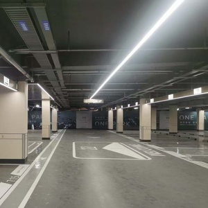 Nouveau <span class=keywords><strong>luminaire</strong></span> linéaire modulaire en aluminium de 100 mm de largeur, joint sans fin, <span class=keywords><strong>luminaire</strong></span> 2 en 1 avec gouttière pour câbles, forme rectangulaire longue - Product Image 1