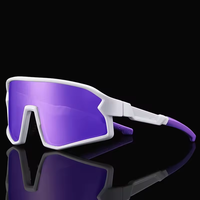 Lunettes de soleil polarisées de créateur en gros 2024 de haute qualité pour l'extérieur, avec logo personnalisé, écologiques, protection UV400, monture complète miroir KM KM007