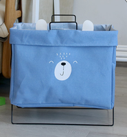 Panier à linge en métal lavable pliable, panier de rangement, panier de tri, vente en gros