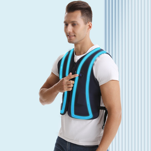Dericsson Chaleco de refrigeración de talla grande para hombre con paquete de hielo Trabajo de alta temperatura Ropa de verano Chaleco de aire acondicionado de ciclo de agua - Product Image 1