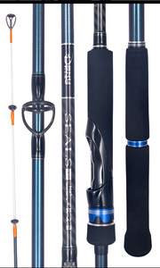 <span class=keywords><strong>Canne</strong></span> à pêche en carbone 2 brins à action lente avec guides Fuji et poignée EVA pour la pêche en mer et en bateau, gamme de tailles 2m-2.7m, pour la pêche aux leurres et aux crevettes - Product Image 1