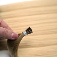 Extensions de cheveux vierges naturels non traités de qualité supérieure, mèches pré-collées I-Tip, cuticules intactes, qualité salon, douces