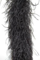 Robe de soirée pour femmes, boa en plumes d'autruche, danse