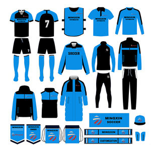 Preço por atacado Alta Qualidade Secagem Rápida Camisetas De Futbol Retro Kits De Futebol Conjunto Completo Kit De Futebol rosa Uniforme De Futebol - Product Image 3