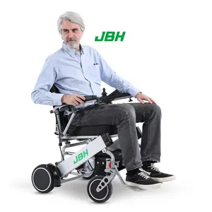 Fauteuil roulant pliant électrique médical JBH Fauteuil roulant électrique amovible pour handicapés