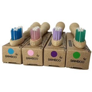 Testine di ricambio per spazzolino elettrico in bambù <span class=keywords><strong>compatibili</strong></span> con orale-<span class=keywords><strong>B</strong></span> ecologiche e sostituibili per uso domestico per adulti - Product Image 6