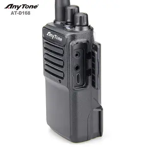 DMR D168 Anytone sağlam radyo UHF 400-480Mhz dijital tek bant USB C CTCSS ve DCS iki yönlü radyo ile