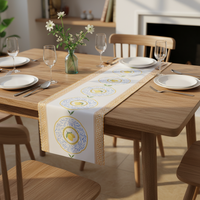 Nappe en plastique Jingzhi 50 cm, écologique, anti-poussière, réutilisable, imperméable, toile cirée personnalisée pour banquets, mariages et fêtes à domicile
