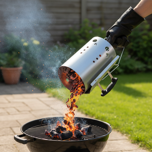 Allumeur à charbon de bois Rapidfire en tôle galvanisée pour barbecue - Product Image 3