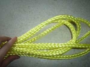 12mm 8 sợi phẳng <span class=keywords><strong>PE</strong></span> bện dây tối màu xám và màu đen để Ukraine - Product Image 6