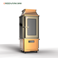Four à circulation d'air chaud commercial professionnel 500L pour rôtir poulet canard agneau cochon avec certification CE ISO
