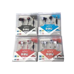 Ainy Auriculares con cable An 012 Auriculares estéreo intrauditivos para música de teléfonos móviles - Product Image 1