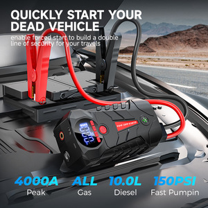 Avviatore d'Emergenza per Auto 12V 2025 con Compressore d'Aria 4-in-1, Power Bank Mobile Modello R61S agli Ioni di Litio - Product Image 2
