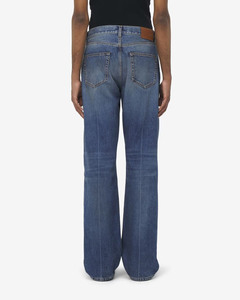 YKMOZI personnalisable Goth Street Style Baggy Jeans hommes Designer Hip Hop coupe ample pantalon brodé techniques droite jambe large - Product Image 4