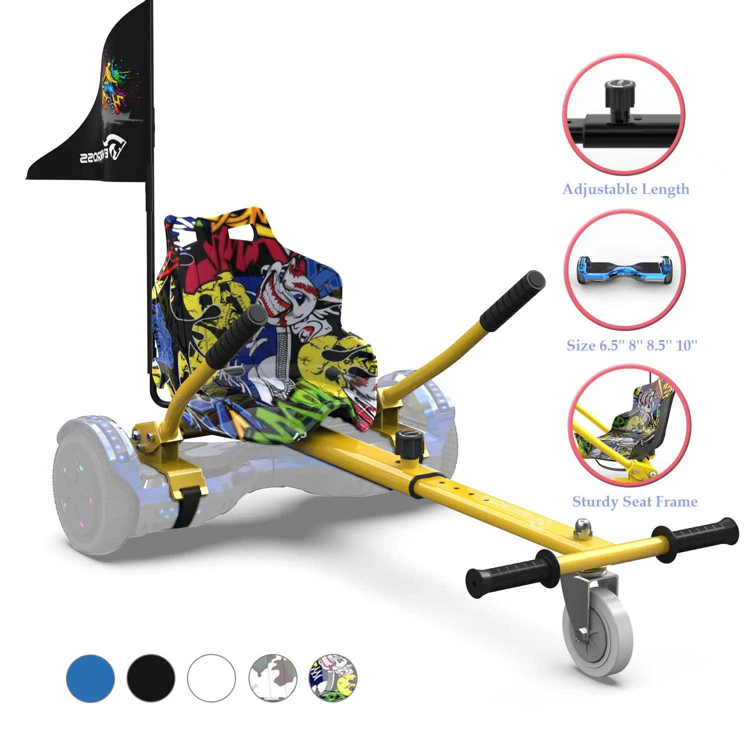 Bảng Điều Khiển Đua Xe Go Kart 6.5 Inch 8Inch 10 Inch Có Thể Điều Chỉnh Kho Hàng EU Cho Trẻ Em