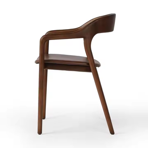 Muebles de Comedor de Diseño Moderno JP, <span class=keywords><strong>Sillas</strong></span> de <span class=keywords><strong>Madera</strong></span> Maciza para Hogar, Restaurante, Oficina, Parque, Estilo Rústico - Product Image 3