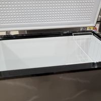 Congélateur coffre 360L en promotion, mini-congélateur solaire pour usage domestique, petit réfrigérateur commercial et domestique à refroidissement direct