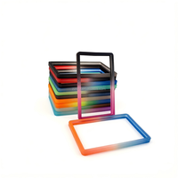 Protège-cartes RFID anti-vol en TPU à paillettes multicolores, 35pt, sans support rigide, antichoc, style clip