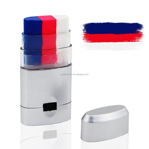 Blau Rot Gelb LGBTQ Progress Pride Regenbogen Gesichts farbe Stick Crayon Safe Wasch bare Körperfarbe für Halloween-Feier-Partys