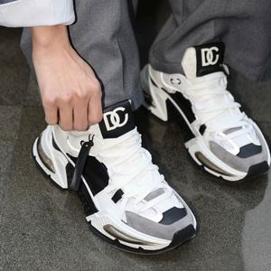 Baskets Homme Style Rétro Dolcegabbana D Respirantes Confortables en Maille PU Décontractées à Lacets pour la Course et l'Augmentation de la Taille - Product Image 2