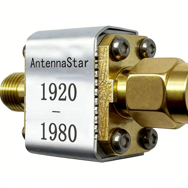 AntennaStar High Performance ATS008 Bipolar RF Filter 1556MHz 1615MHz Receiver Bandpass S MA Insertion Loss Spectrum Jammer