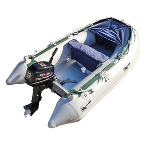 Bote Inflable Plegable Pequeño <span class=keywords><strong>de</strong></span> Aluminio Airmat para Pesca y <span class=keywords><strong>Rescate</strong></span> con Motor Fuera <span class=keywords><strong>de</strong></span> Borda, Material Hypalon Resistente - Product Image 6