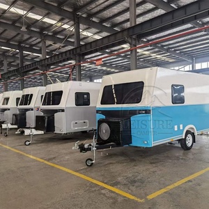 Ocio <span class=keywords><strong>Camper</strong></span> Viajes al aire libre con remolque Fabricante de China RV remolque de viaje 4 literas Remolque <span class=keywords><strong>Camper</strong></span> Van - Product Image 2