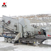 Machines de pierre concassée par gravier de déchets de construction petit impact mobile et broyeur de mâchoire
