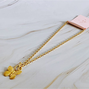 Vintage Butterfly Solo <b>Toggle</b> Necklace - Product Image 5