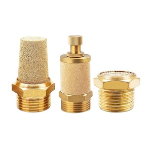 Silenciador Neumático BSLM, Componente Neumático de Acero Inoxidable, Conector de Escape con Rosca Externa, Válvula Solenoide - Product Image 2