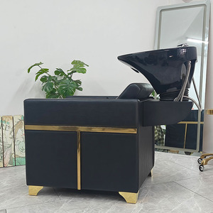 Qumeng 2024 Nuevo Modelo Moderno y Duradero, Silla de Champú para Salón de Belleza, Mueble de Salón con Tapicería de Cuero Sintético - Product Image 4