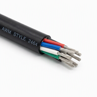 Câble d'alimentation industriel flexible blindé 2464 28AWG 16C multiconducteurs torsadés en cuivre étamé, isolé en PVC, résistant à la chaleur et ignifuge