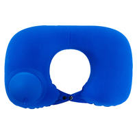 Oreiller de voyage gonflable avec logo personnalisé pour avion de couchage Oreiller de voyage gonflable avec soutien du cou pour avion