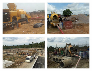 MINLEディーゼルコンクリートミキサー建设プロジェクト用ポンプ机械ディーゼルコンクリートミキサーおよび建物の家のためのポンプ机械 - Product Image 6