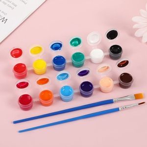 Ensemble de peinture acrylique Xi Peptide, 12 couleurs, 3 ml chacune, pour peinture artistique, artisanat, bricolage, avec pinceaux - Product Image 2